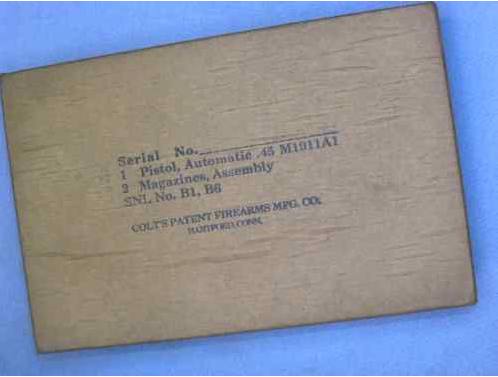 Kraft box on Ebay: $306 | 1911Forum