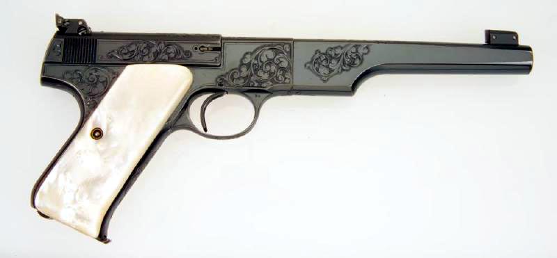 Factory engraved Colt Match Target Woodsman, Bullseye Model